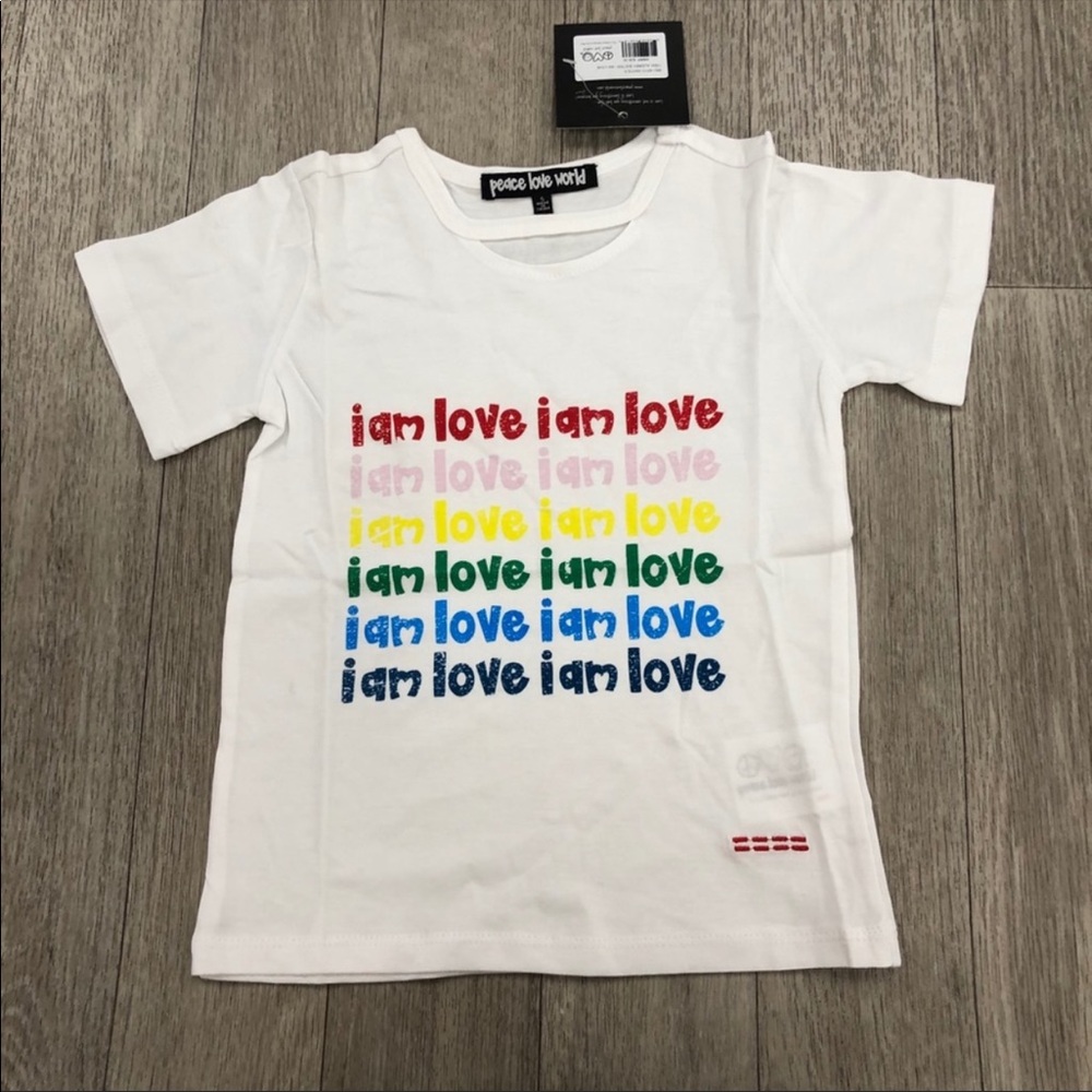 ☮️Peace Love World Tee☮️